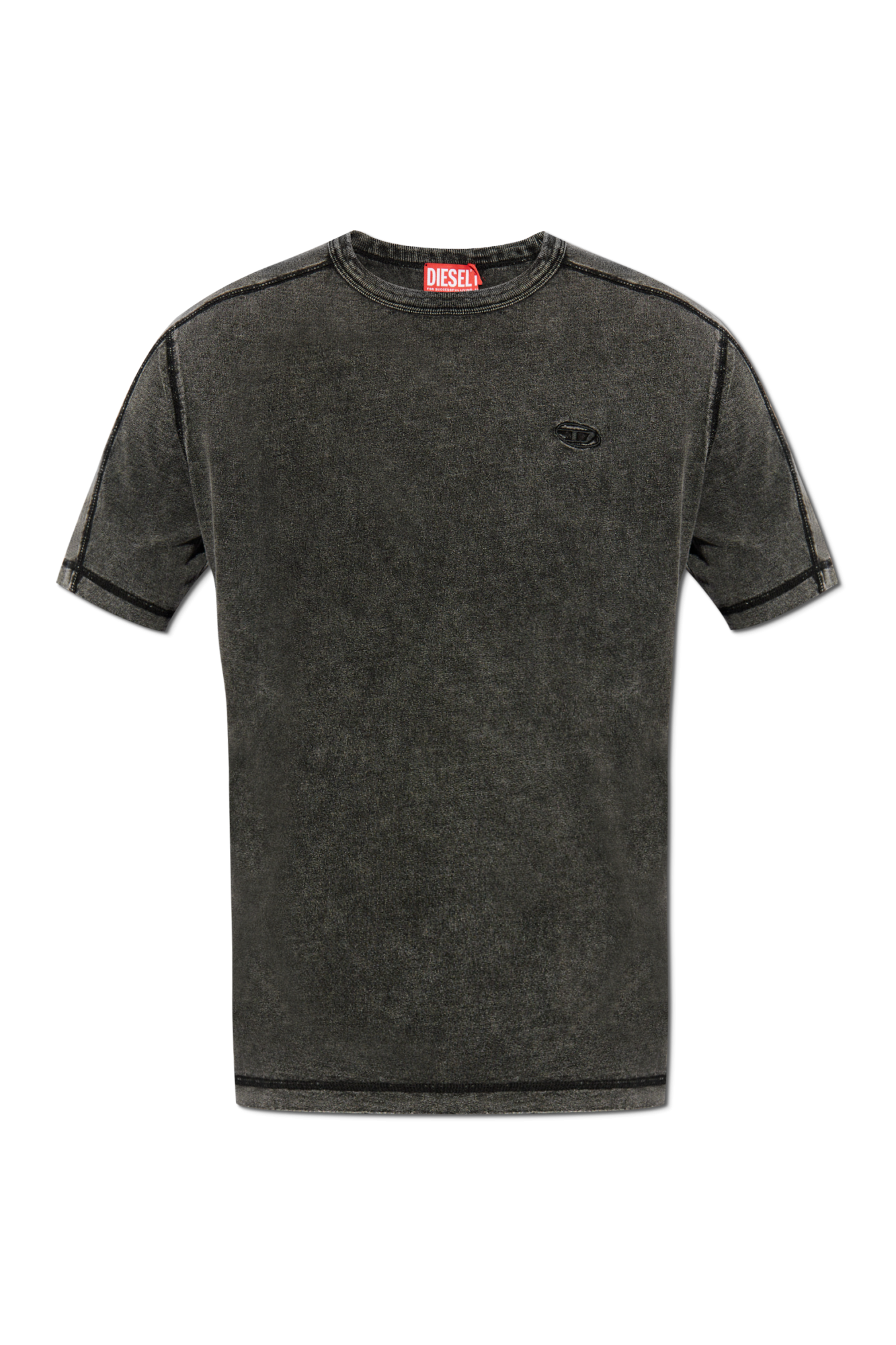 【DIESEL】GREY T-shirt S-WAFYCOL (A161020TKAA-02) Diesel Men's T-Kritil T-Shirt, Grey, Medium : Diesel: Amazon